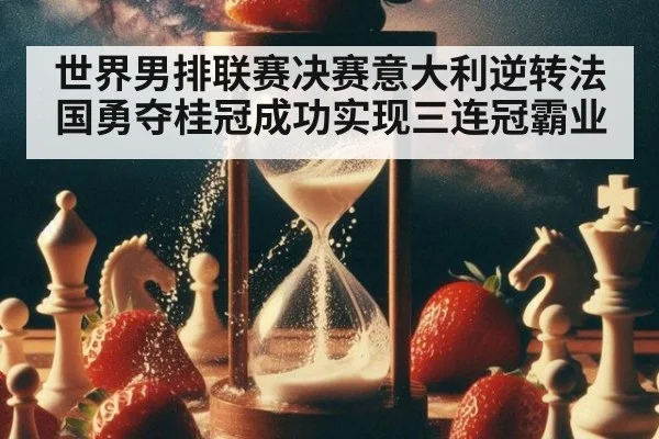 世界男排联赛决赛意大利逆转法国勇夺桂冠成功实现三连冠霸业